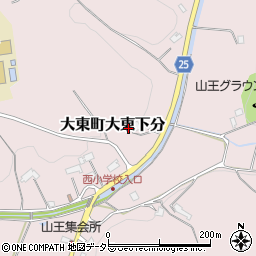 島根県雲南市大東町大東下分1164周辺の地図