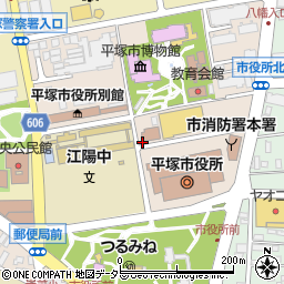 平塚公共職業安定所周辺の地図
