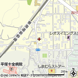 神奈川県平塚市根坂間167周辺の地図