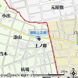 愛知県一宮市瀬部上ノ郷11周辺の地図
