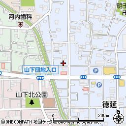 神奈川県平塚市徳延306-35周辺の地図
