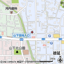 神奈川県平塚市徳延306-28周辺の地図