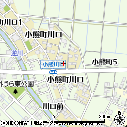 岐阜県羽島市小熊町川口200周辺の地図
