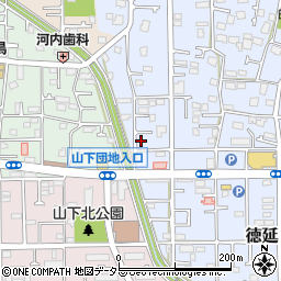 神奈川県平塚市徳延306-25周辺の地図