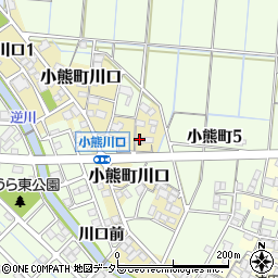 岐阜県羽島市小熊町川口331周辺の地図