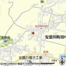 滋賀県高島市安曇川町田中2618周辺の地図