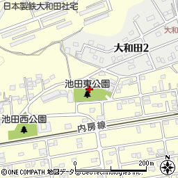 池田東公園周辺の地図