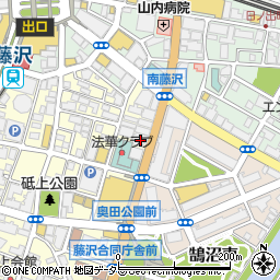 住友生命保険相互会社湘南支社　藤沢中央支部周辺の地図