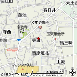 愛知県一宮市木曽川町玉ノ井寺東周辺の地図