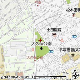 神奈川県平塚市諏訪町周辺の地図