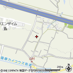 岐阜県大垣市上石津町牧田3584周辺の地図