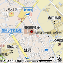 神奈川県足柄上郡開成町周辺の地図