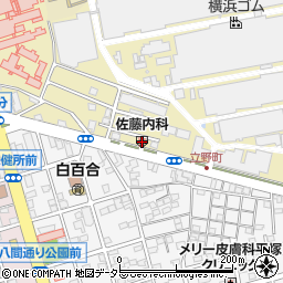 佐藤内科医院周辺の地図
