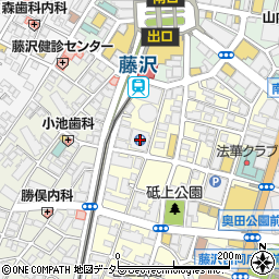タイムズカー藤沢駅前店周辺の地図