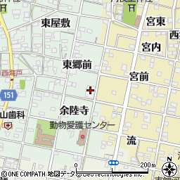 愛知県一宮市浅井町西海戸東郷前24周辺の地図