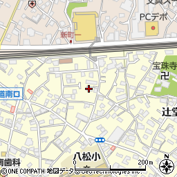 藤沢市　竹の子児童クラブ周辺の地図