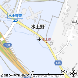 静岡県御殿場市水土野127周辺の地図