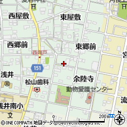 愛知県一宮市浅井町西海戸東郷前31周辺の地図