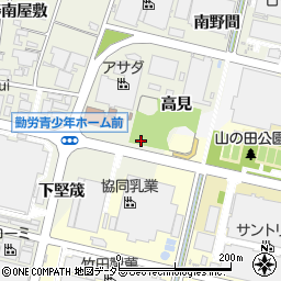 愛知県犬山市羽黒新田一本檜周辺の地図