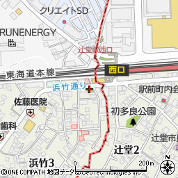 セブンイレブン辻堂西口店周辺の地図