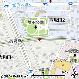 大和田緑地周辺の地図