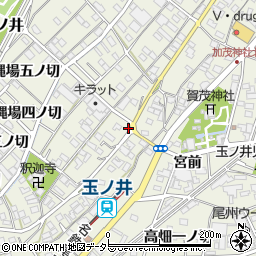 愛知県一宮市木曽川町玉ノ井新屋敷四ノ切36周辺の地図