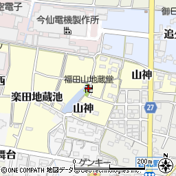 愛知県犬山市山神9周辺の地図