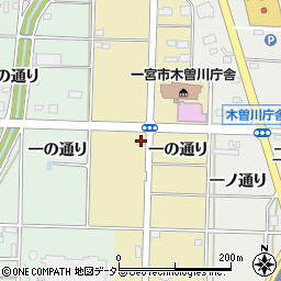 愛知県一宮市木曽川町内割田二の通り50周辺の地図