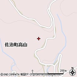 鳥取県鳥取市佐治町高山165周辺の地図