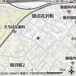花沢公園周辺の地図