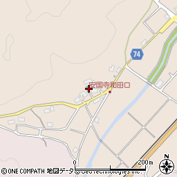 京都府綾部市安国寺町（和田段）周辺の地図