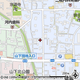 神奈川県平塚市徳延306-8周辺の地図