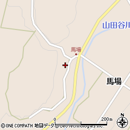鳥取県西伯郡南部町馬場175周辺の地図