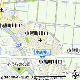 岐阜県羽島市小熊町川口192周辺の地図