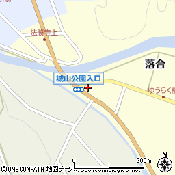 鳥取県西伯郡南部町落合392周辺の地図
