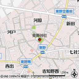 東野神社周辺の地図