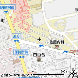 神奈川県平塚市追分6周辺の地図
