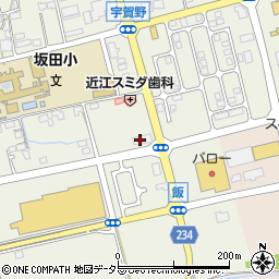 近江ユニキャリア販売株式会社　湖北営業所周辺の地図