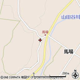 鳥取県西伯郡南部町馬場176周辺の地図