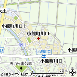 岐阜県羽島市小熊町川口36-1周辺の地図