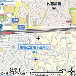 タイムズ辻堂元町第４駐車場周辺の地図
