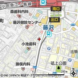 ＦａｖｏｒｉＥｙｅｌａｓｈＳａｌｏｎ・藤沢店周辺の地図