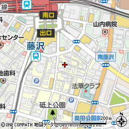 カーヴ隠れや 藤沢店周辺の地図