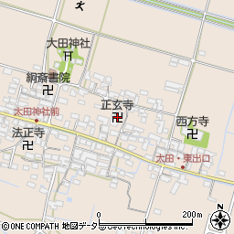 正玄寺周辺の地図