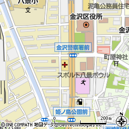 ユニクロ横浜金沢八景店周辺の地図