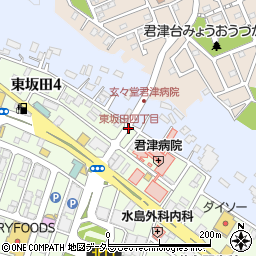 東坂田四丁目周辺の地図