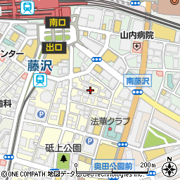 lean fujisawa周辺の地図