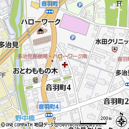 シノダ商事株式会社周辺の地図
