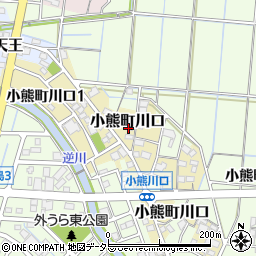 岐阜県羽島市小熊町川口37周辺の地図