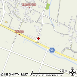 岐阜県大垣市上石津町牧田3036周辺の地図